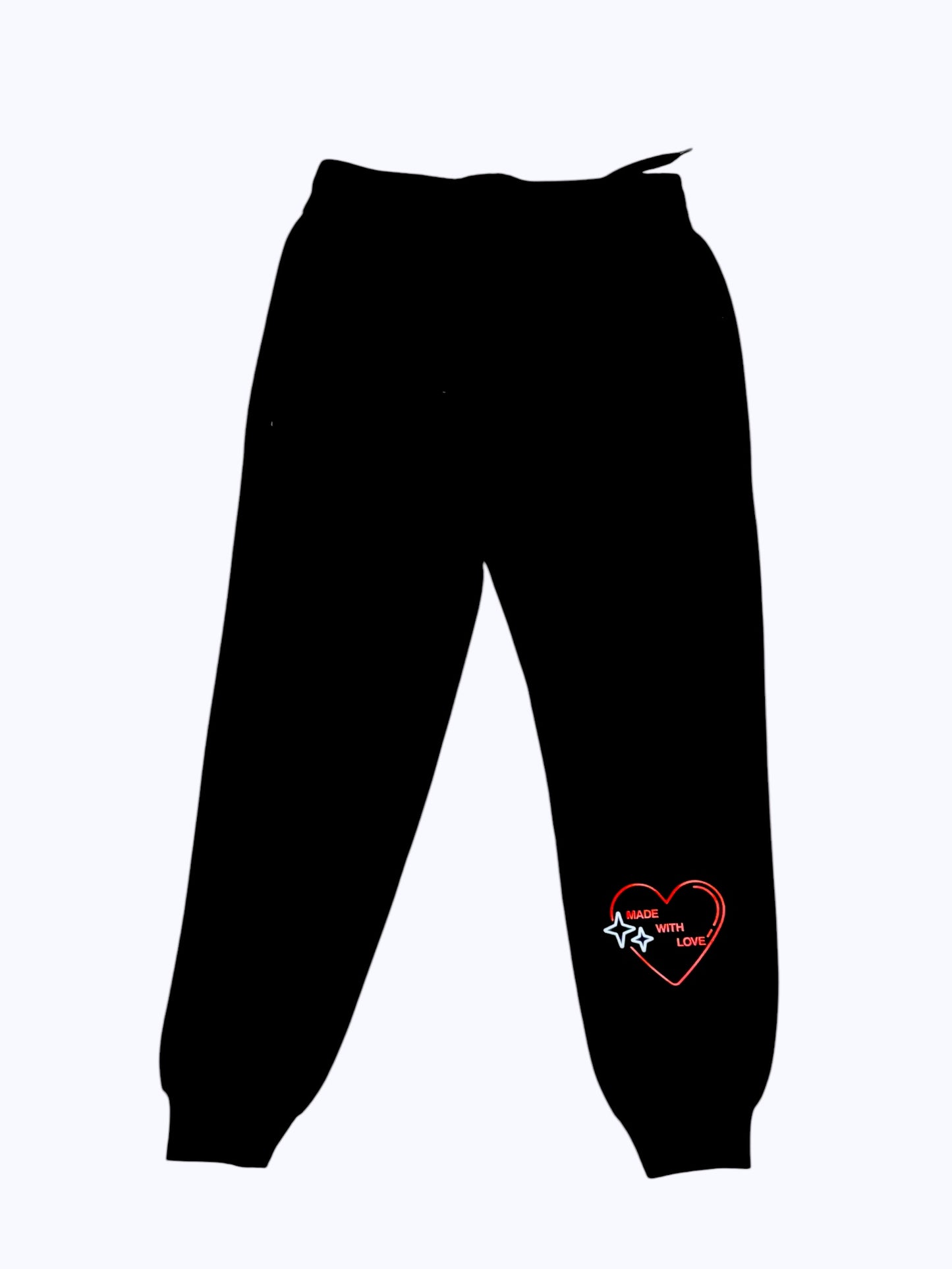 Love You... Love Starts With You...Black Sweatpants