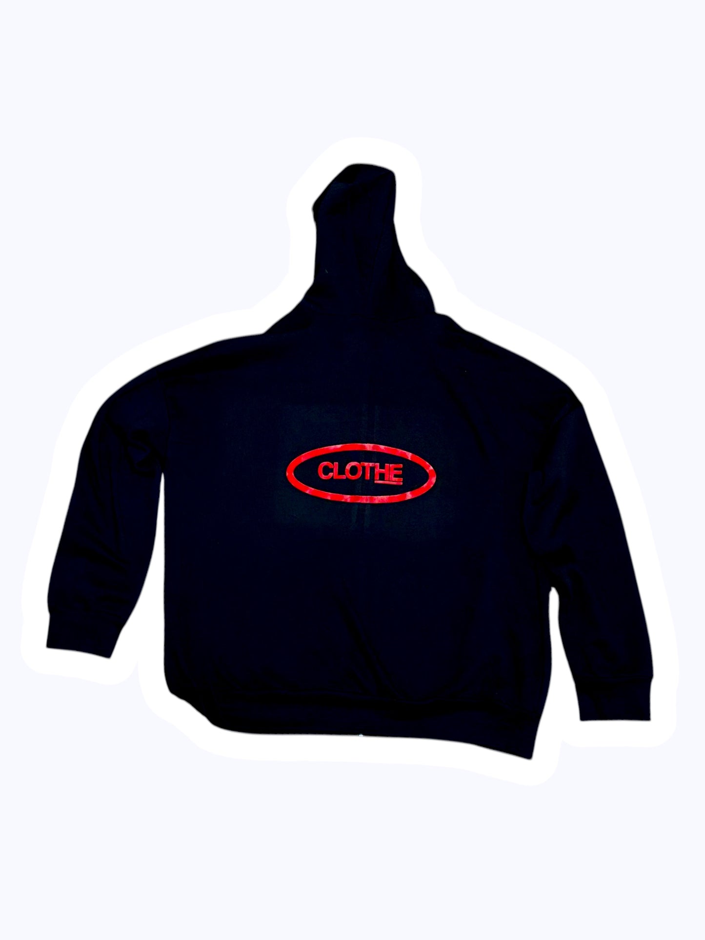 Love You... Love Starts With You...Black Full Zip Hoodie