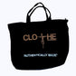 "JOHN 3:16" Large Black Canvas Bag