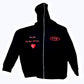Love You... Love Starts With You...Black Full Zip Hoodie