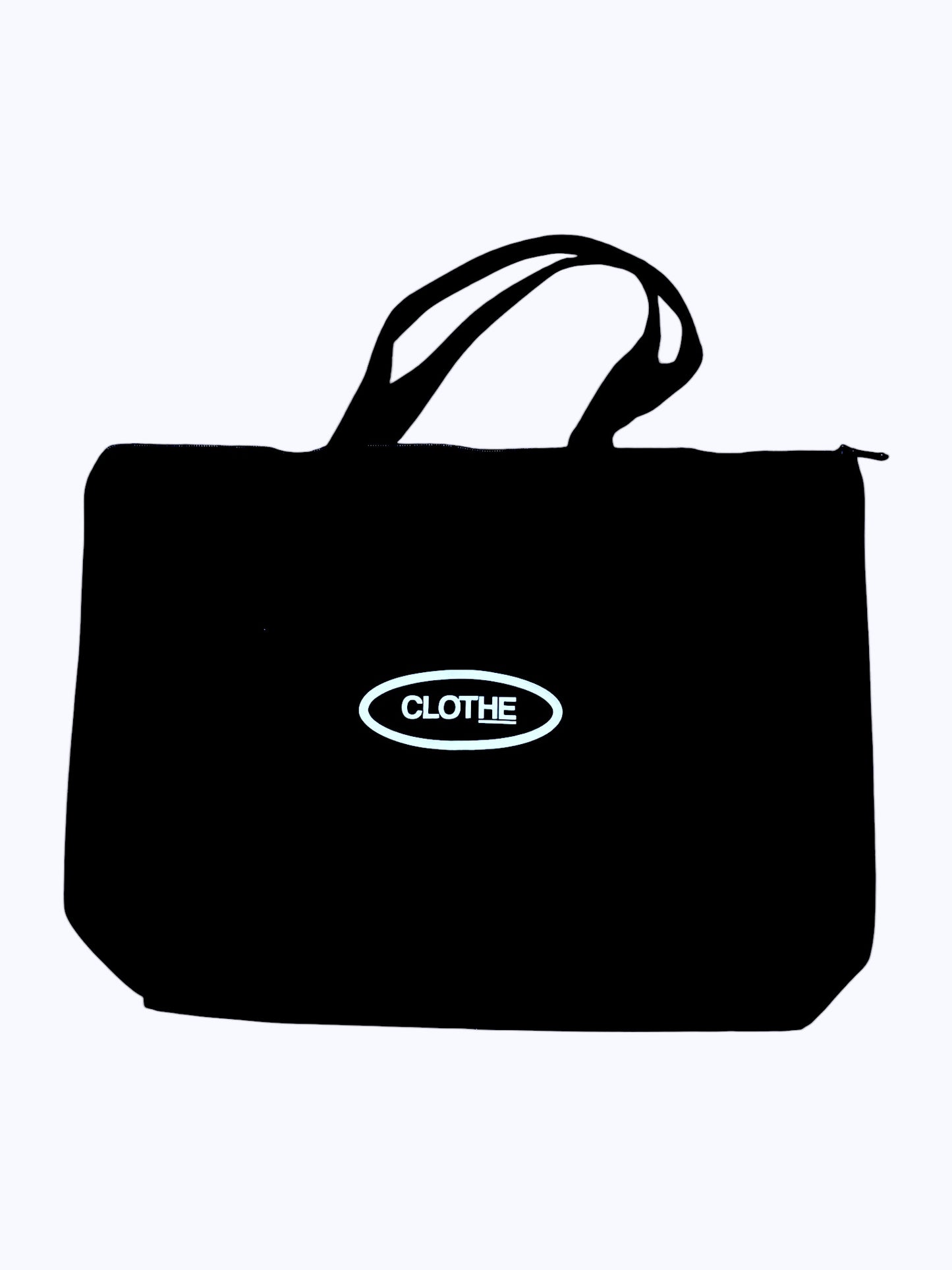 Love You... Love Starts With You... Black Large Canvas Bag