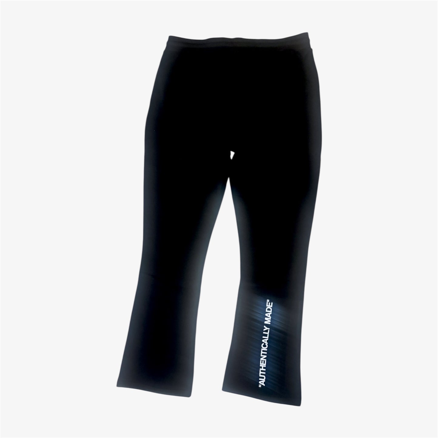 The "Authentically Made" Black Flare Sweatpants