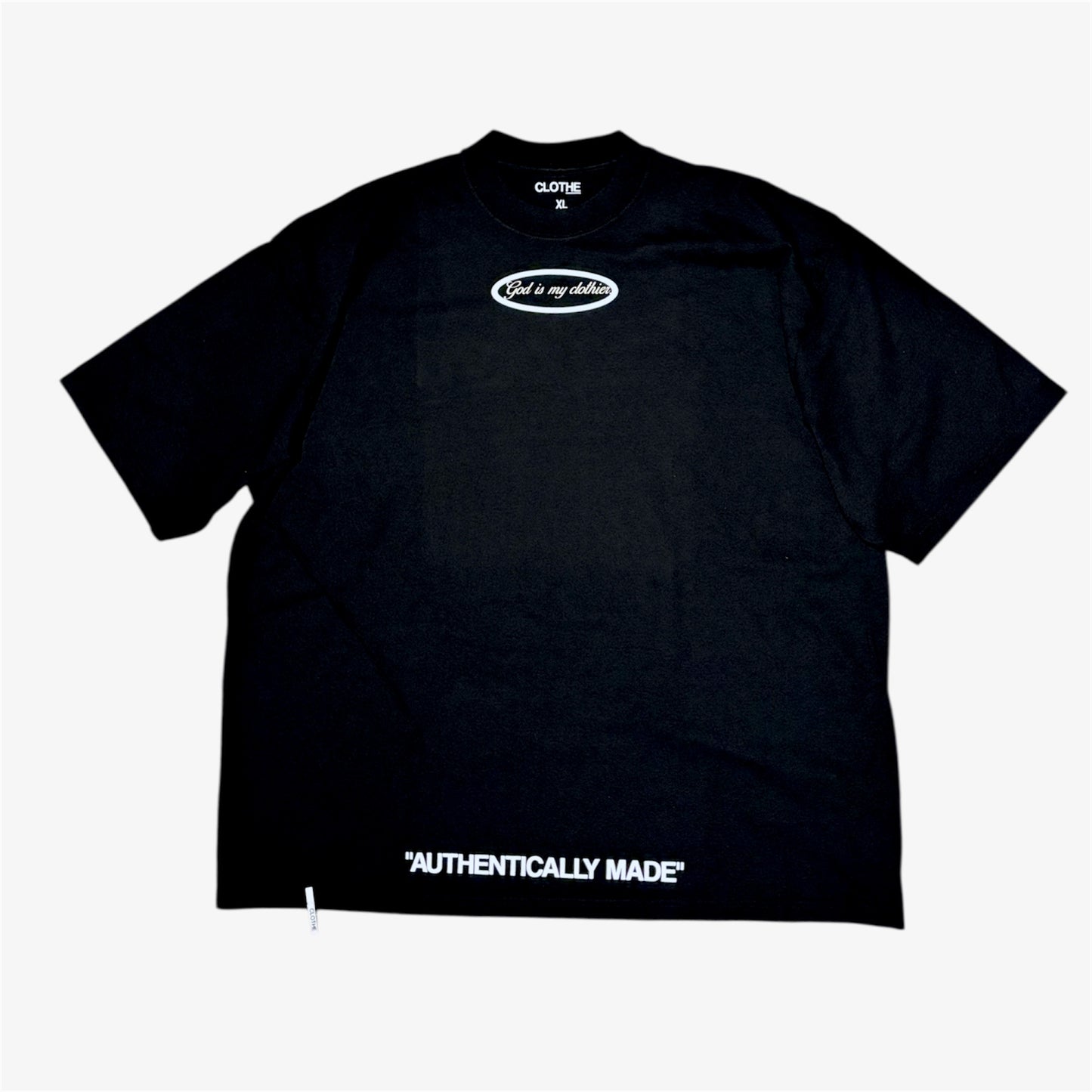 The "God is my clothier." Halo T-shirt