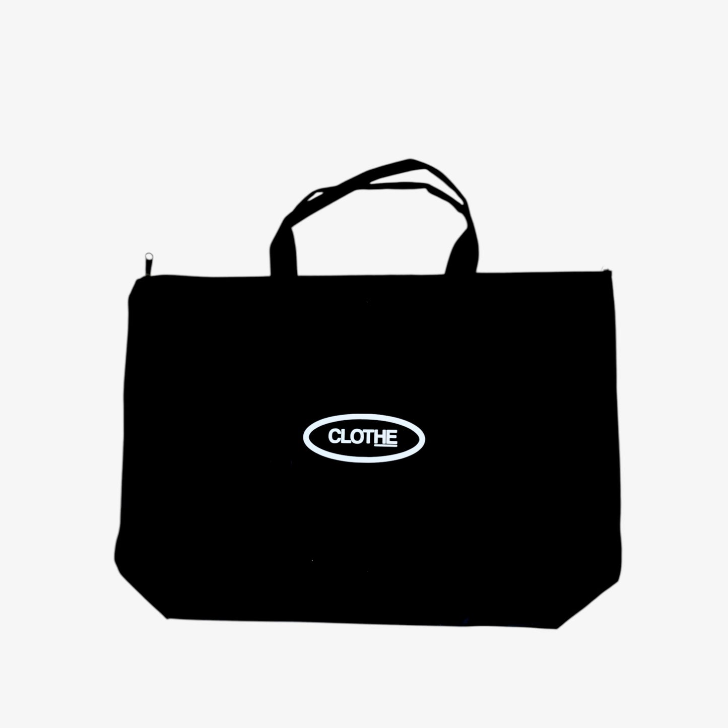 "God is my clothier." Large Canvas Tote