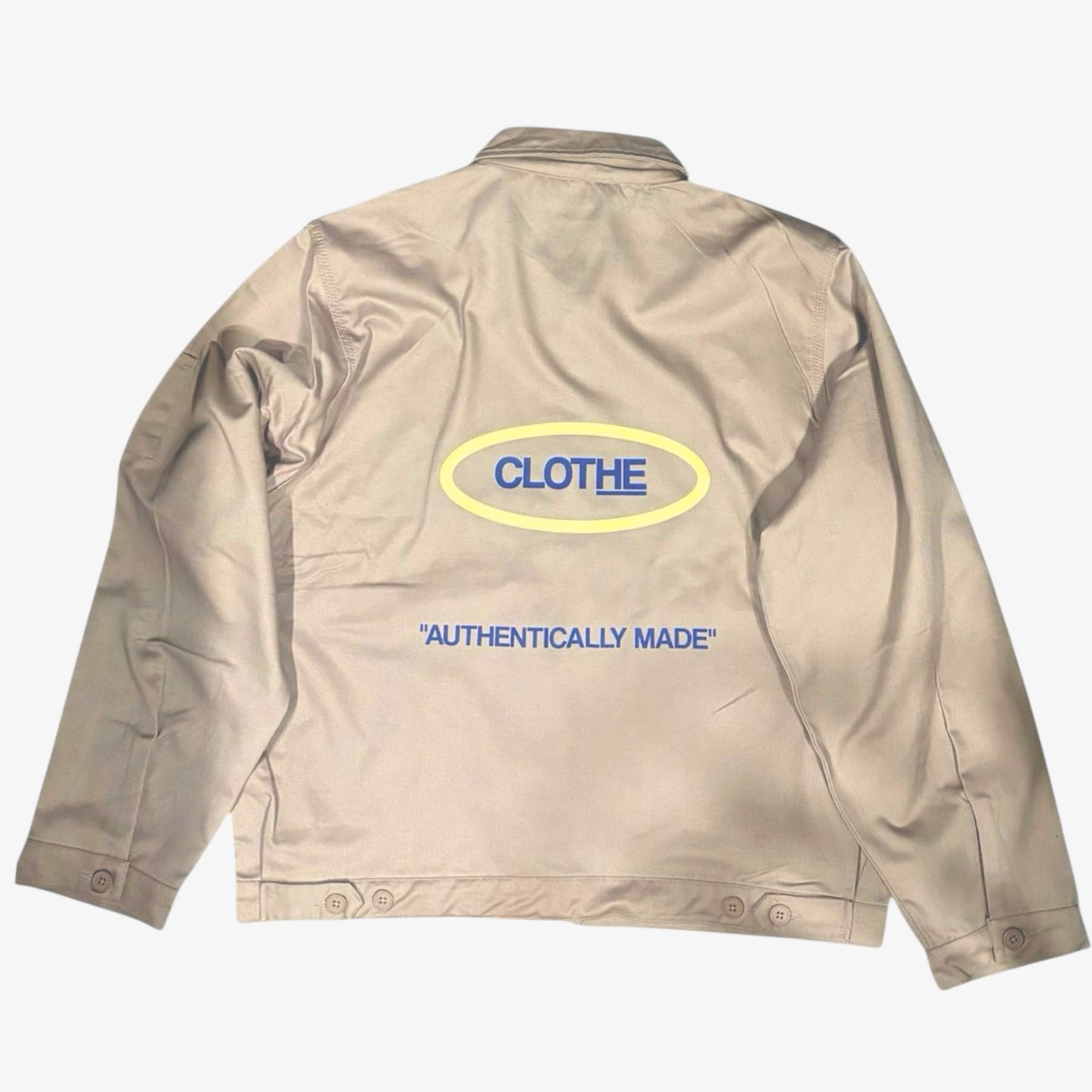 THE "BY FAITH" Tan Work Jacket