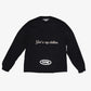 The "God is my clothier." Black Long Sleeve T-shirt